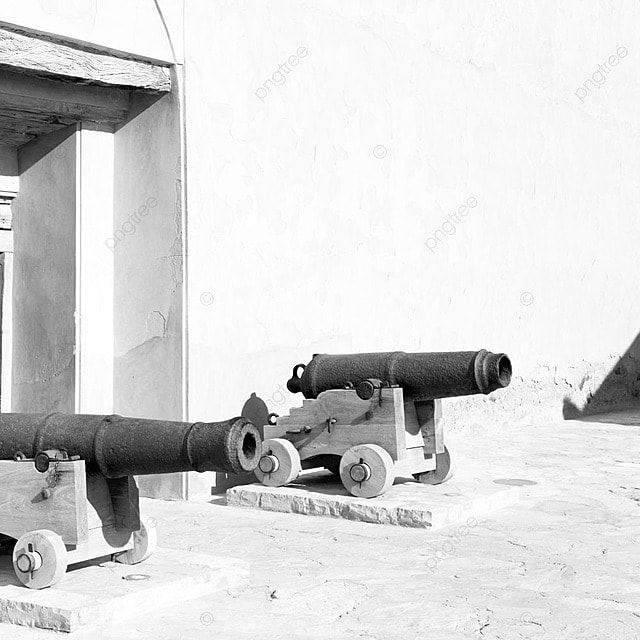 bunker dan meriam pertahanan