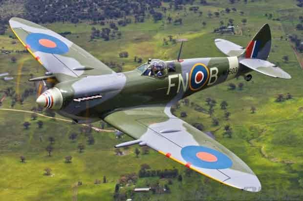 pesawat tempur Spitfire Inggris