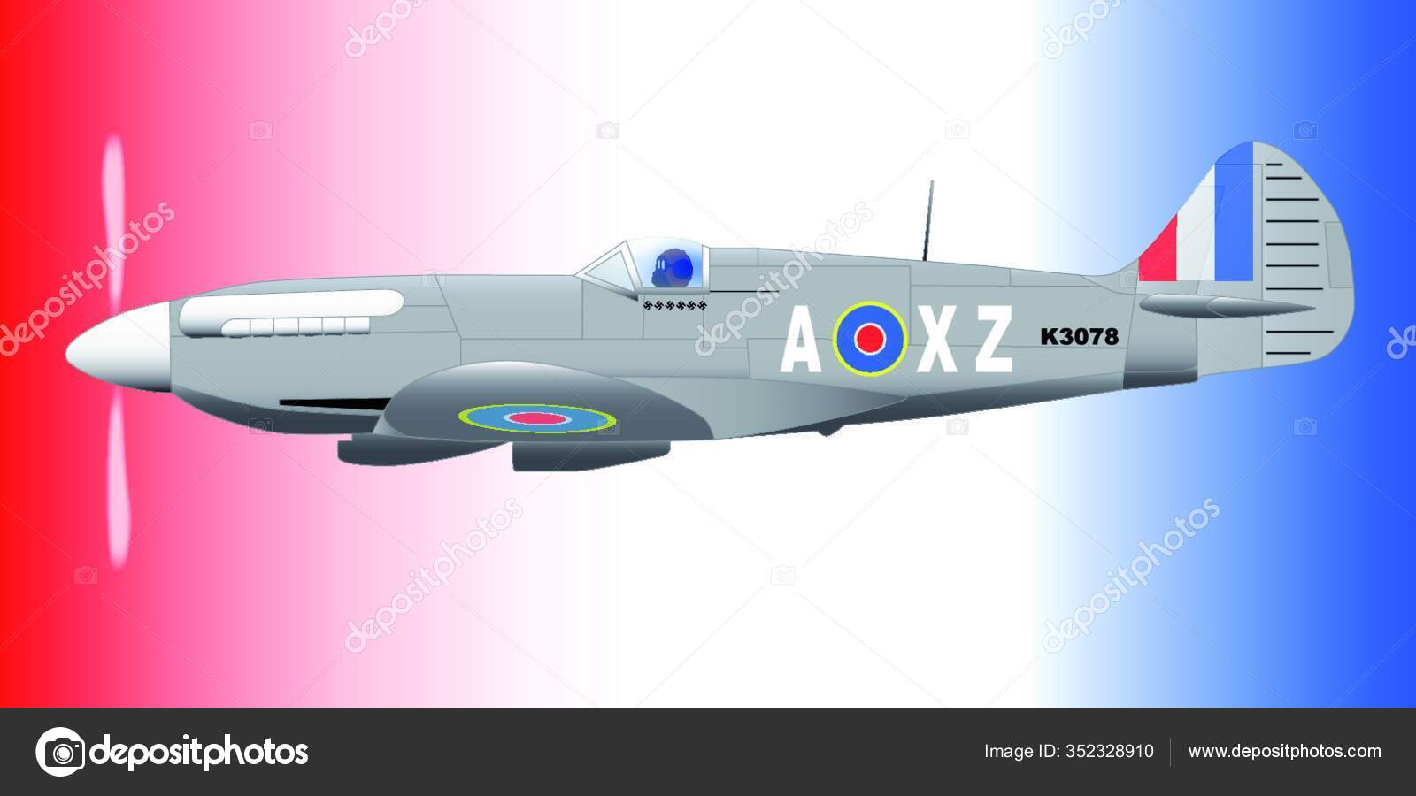 pesawat tempur Spitfire Inggris