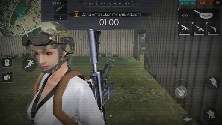 senjata jarak dekat WWI